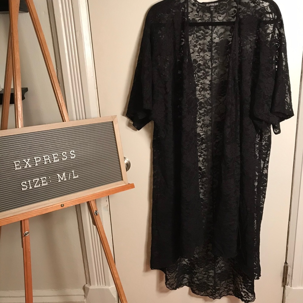 Express Floral Lace Wrap